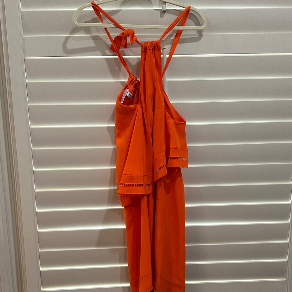 Trina Turk Orange Mini Dress